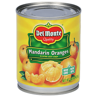 Del Monte Mandarin Oranges In Light Syrup 8.25 Oz. Can