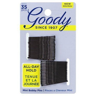 Goody Mini Basic Bobby Pins 35 Ct Black