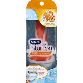 Schick Intuition Razor Set, Revitalizing Moisture, Tropical Citrus