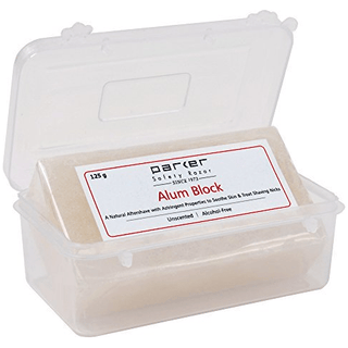Parker Safety Razor's 125G Alum Block With Travel Case