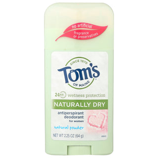 Tom's of Maine Natural Powder Naturally Dry Antiperspirant Deodorant Sticks
