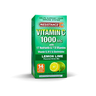 Resistance C Vitamin Lemon Lime 14 Stick Packs, 3.92 Oz
