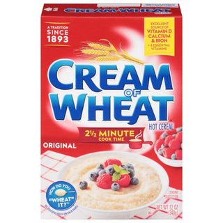 Cream Of Wheat Original Hot Cereal, Kosher, 12 OZ Box, 2.5 Min