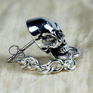 Skull Chain Stud