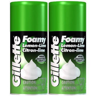 Gillette Foamy Lemon Lime Shaving Foam, 11 Oz