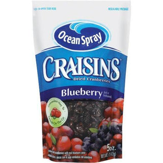 Ocean Spray Craisins Blueberry Dried Cranberries 5 Oz. Bag