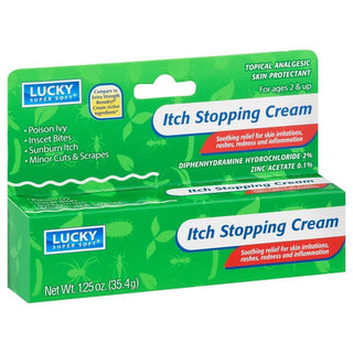 Lucky Super Soft Itch Stopping Cream For Ages 2 & Up 1.25 Oz