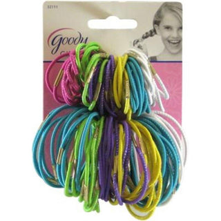Goody Girls Classic Elastic Hair Ties 100 Count Assorted Colors