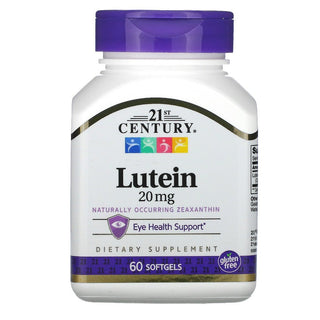 21st Century Lutein 20 mg - Eye Health Support Supplement, 60 Softgels