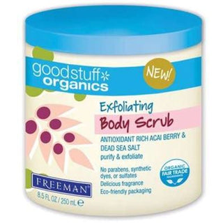 Freeman Beauty Feeling Beautiful Ovoce A Sůl Z Mrtvého Moře Oživující Tělový Peeling 250 Ml