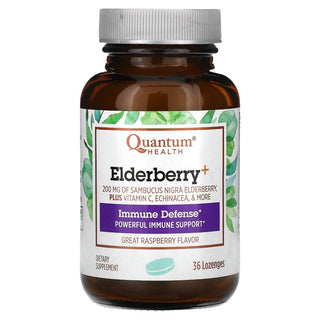 Quantum Health Raspberry Elderberry Immune Defense Lozenges