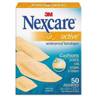 3M Nexcare Bandages Active Extra Cushion Assorted