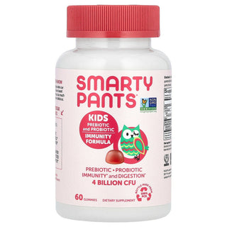 Smartypants Kids Prebiotic And Probiotic Immunity Formula Strawberry Creme