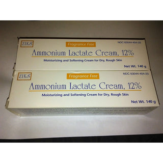 Ziks Ammonium Lactate 12% Moisturizing Cream, 140 Fragrance Free