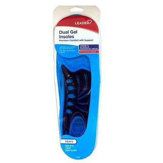 Silver Rod Pharmacy Leader Dual Gel Insoles (Men S 8-13) 1 Pair