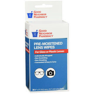 Good Neighbor Pharmacy Pre-Moistened Lens Wipes 20ct