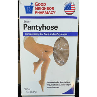 GNP Sheer Pantyhose, Sheer, 15-20 mmHg (Size: QN) Beige