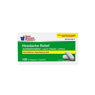Good Neighbor Pharmacy Headache Relief Analgesic Caplets 100ct