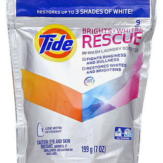 Tide In Wash Laundry Booster, Brights + Whites Rescue