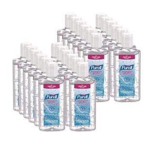 Purell Advanced Hand Sanitizer Refreshing Gel, 4 Oz Flip-Cap Bottle, Clean Scent, 24/Carton GOJ965124