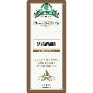 Stirling Soap Co. Sandalwood Lotion 9.6 Oz
