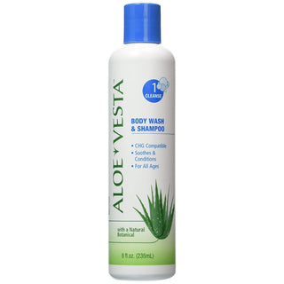 Aloe Vesta ConvaTec 2-N-1 Body Wash And Shampoo 8 Oz