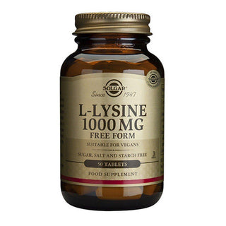 Solgar L-Lysine 1000 Mg, 50 Tablets