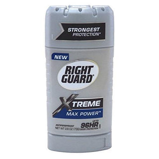 Right Guard Xtreme Max Power Solid Antiperspirant 2.6 Oz. Stick