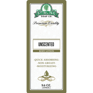 Stirling Soap Co. Unscented  Lotion 9.6 Oz