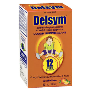 Delsym Children’s Cough 12 Hour Relief Orange Flavored Liquid 3 Fl Oz