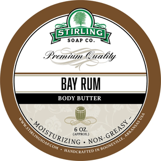 Stirling Soap Co. Bay Rum Body Butter 6 Oz