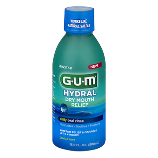 Gum Hydral Daily Oral Rinse, Gentle Mint