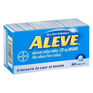 Aleve Pain Reliever/Fever Reducer Naproxen Sodium Tablets, 220 Mg