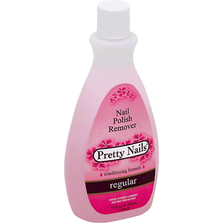 Pretty Nails Nail Polish Remover, Conditioning Formula, Regular