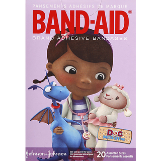 Band-Aid Jr Doc Mcstuffins Assorted Sizes Adhesive Bandages