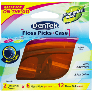 DenTek Floss Picks + Case Mouthwash Blast