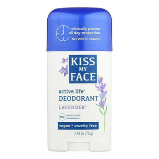 Kiss My Face Active Life Deodorant Lavender - 2.48 Oz