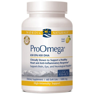 Nordic Naturals ProOmega, Lemon, 1,000 Mg, 60 Soft Gels