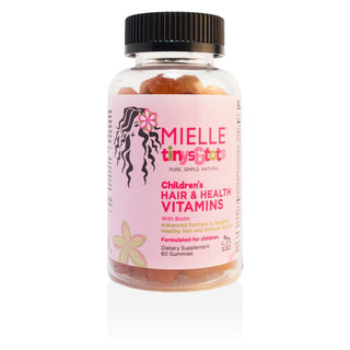 Mielle Organics Children's Hair & Health Vitamins, Gummies