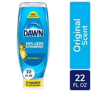 Dawn EZ-Squeeze Ultra Dishwashing Liquid Dish Soap, Original Scent, 22 Fl Oz