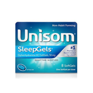 Unisom Nighttime Sleep Aid, 50 Mg, Soft Gels