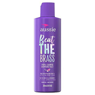 Aussie Beat The Brass Paraben-Free Purple Shampoo For Color-Treated Hair - 8 Fl Oz