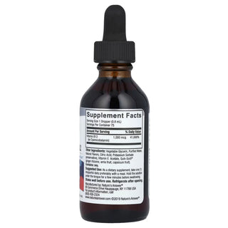 Nature's Answer, Liquid Vitamin B-12, 1,000 mcg, 2 fl oz (60 ml)