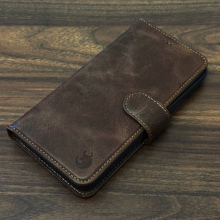 Vegas Premium Leather iPhone 15 Plus Wallet Case with MagSafe | Detachable RFID Blocking Luxury Wallet