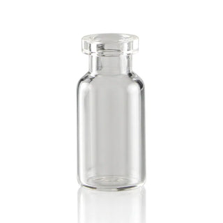MEDISCA 2 mL Clear Type I Borosilicate Glass Serum Vials, 13 mm Crimp Finish (Case of 608)