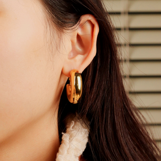 VIRGINIE MOULIN GOLD EARRINGS