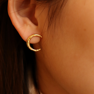 MOON CHARM EARRINGS