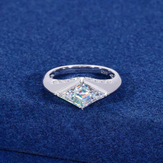 Lumière Rhombus 3.5CT Moissanite Engagement Ring