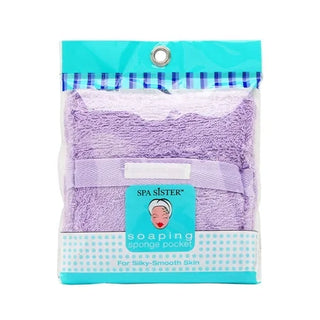 Spa Sister Terry Bath Sponge Pocket