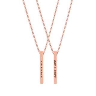 Custom Bar Necklace Set